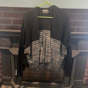 Cardigan, sweater, black